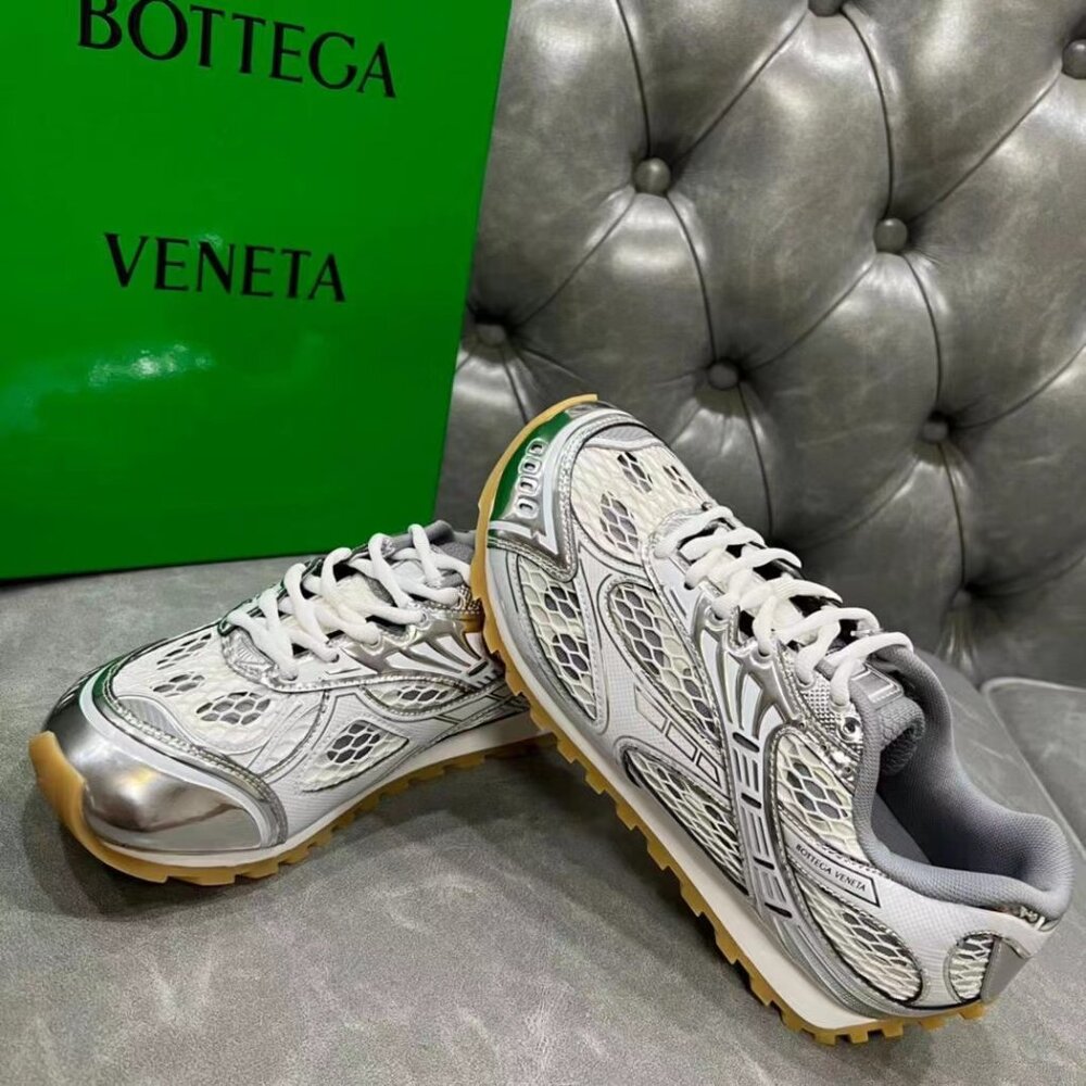 New Bottega Veneta Silver sneakers